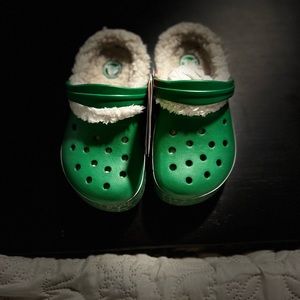 Kids Green Crocs